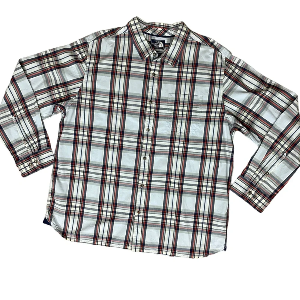 The North Face “Hammetts” Plaid Button Down Shirt NWT